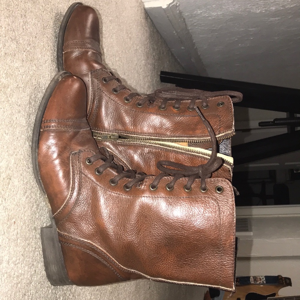 Barely worn Steve Madden combat boots